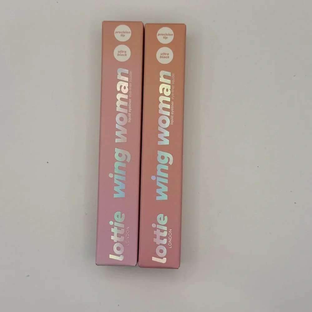 Lottie London Wing Woman Felt Tip Eyeliner 2 pack, Black, Full Size